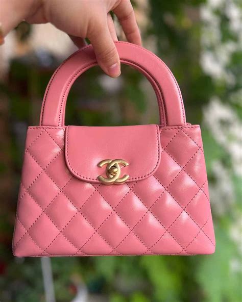 chanel mini kelly pink|chanel pink ref bag.